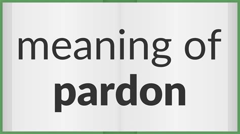 perdoname in english|pardon meaning.